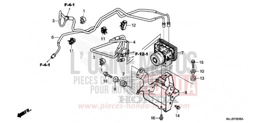 MODULATEUR ABS NC700SDE de 2014